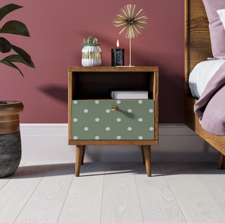 Тумбочка "Berber" с одним ящиком 12 принт