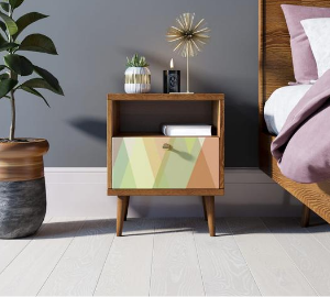 Тумбочка "Berber" с одним ящиком 16 принт