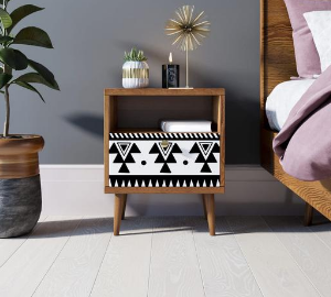 Тумбочка "Berber" с одним ящиком 19 принт