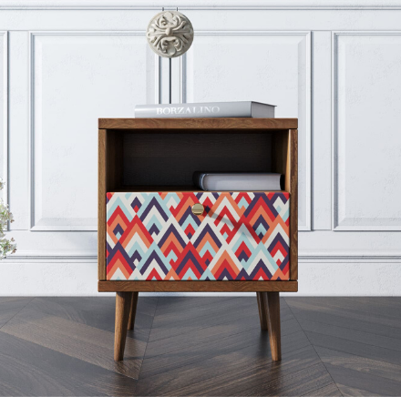 Тумбочка "Berber" с одним ящиком 2 принт