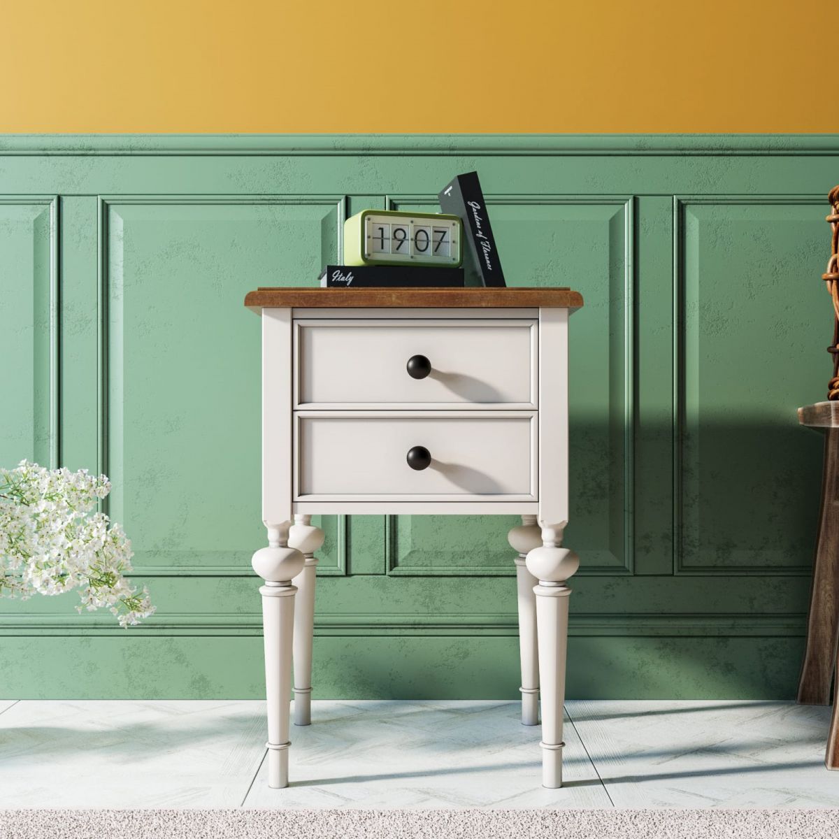 Тумбочка "Odri" с двумя ящиками