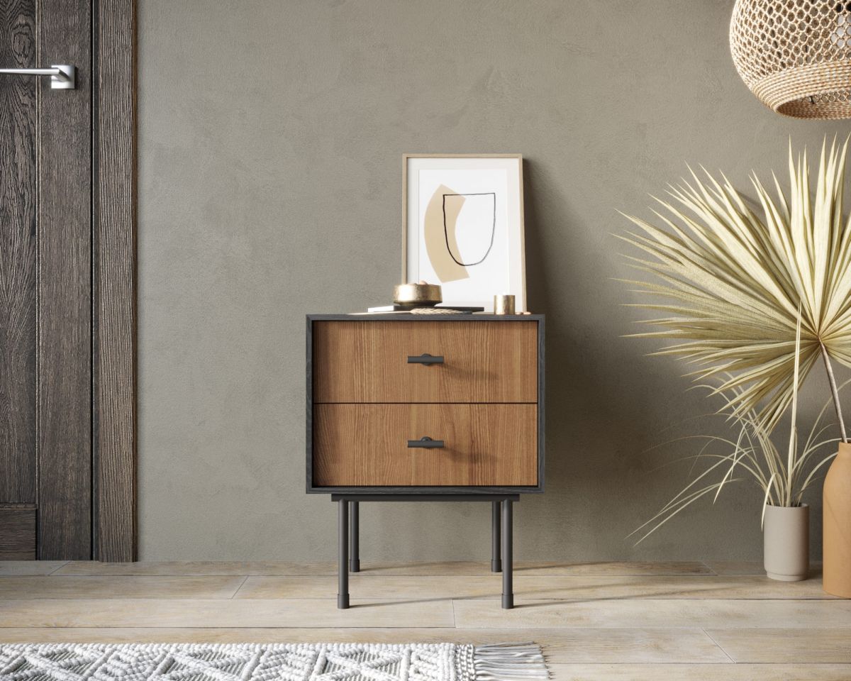 Тумбочка с двумя ящиками "Emerson" арт EM16