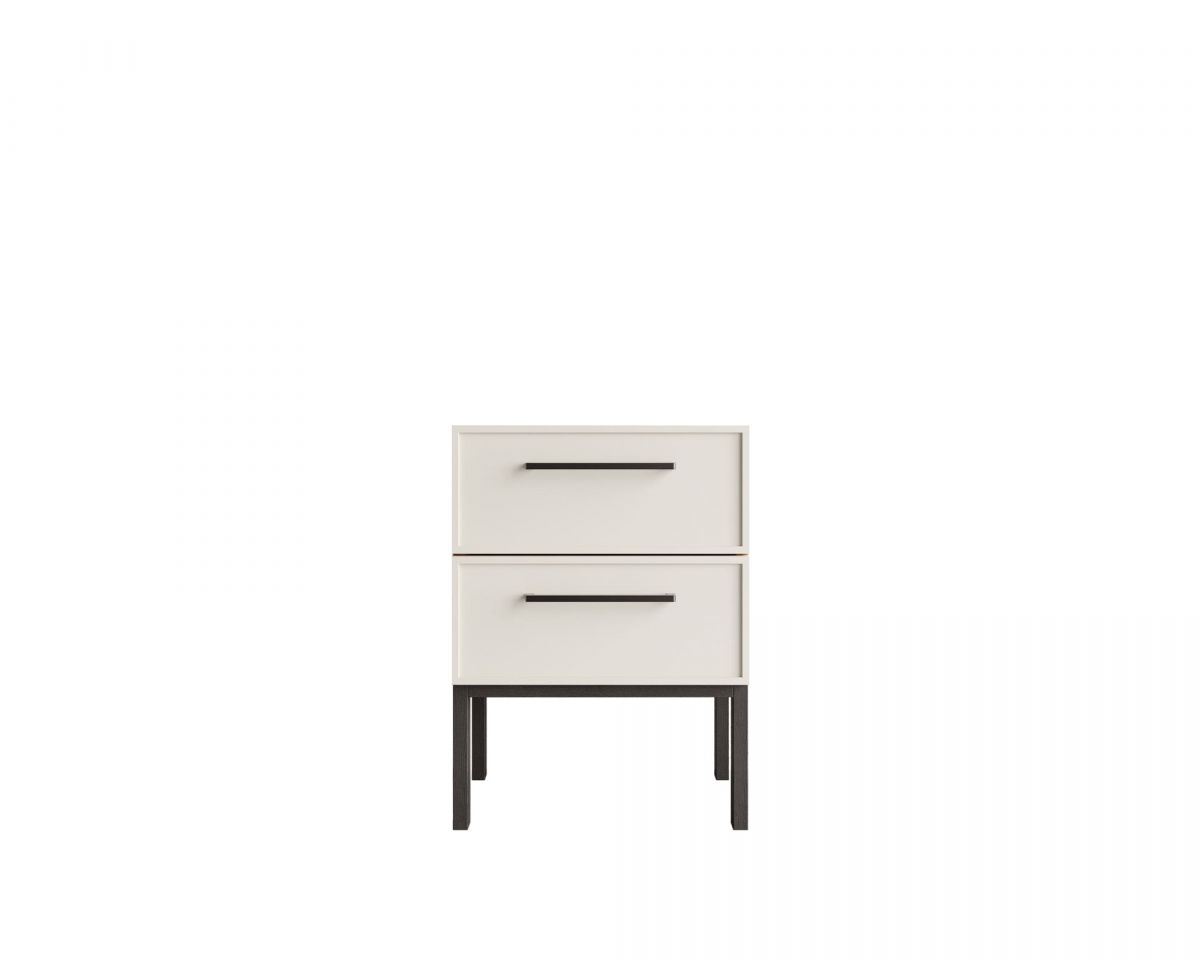 Тумбочка с двумя ящиками "Nicole" арт NEM16