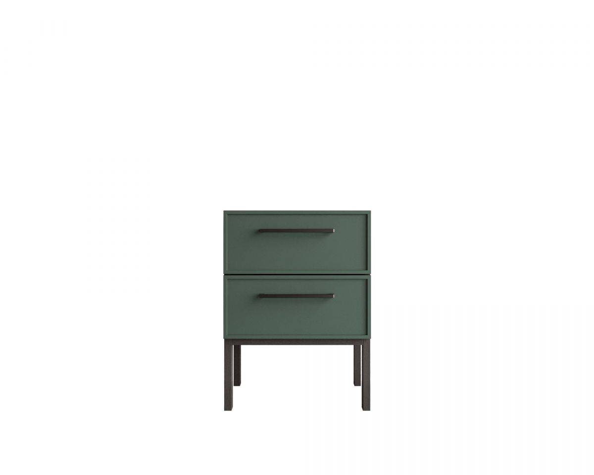 Тумбочка с двумя ящиками "Nicole" арт NEM16G