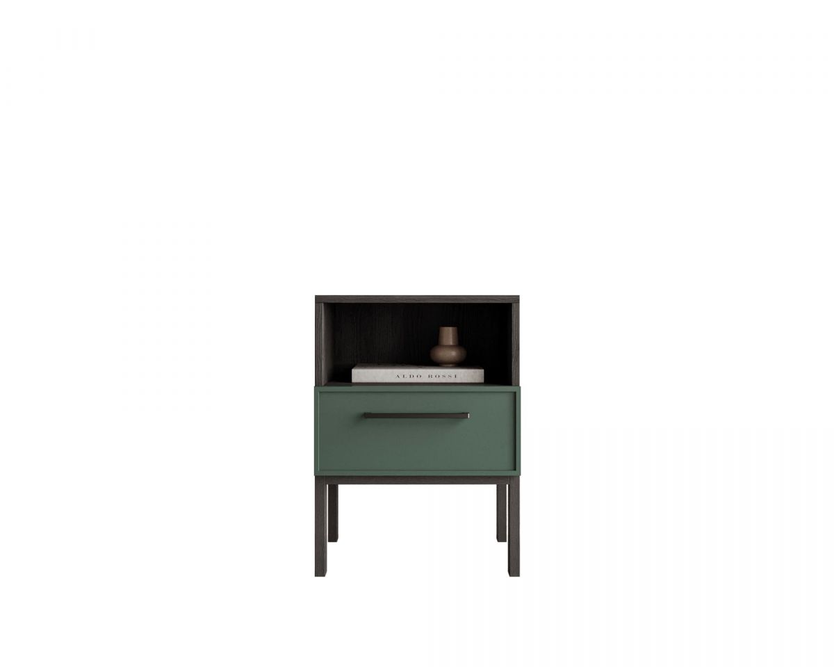 Тумбочка с нижним ящиком "Nicole" арт NEM17G