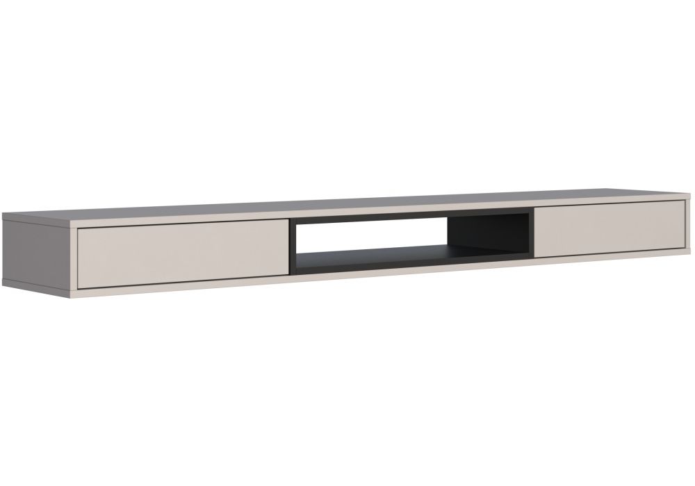 ТВ-тумба Делора 1,8 м кашемир - черный