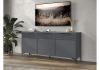 ТВ-тумба Иадама 3-ств. графит - графит софт - 2
