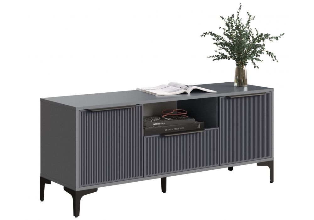 ТВ-тумба Иадама графит - графит софт