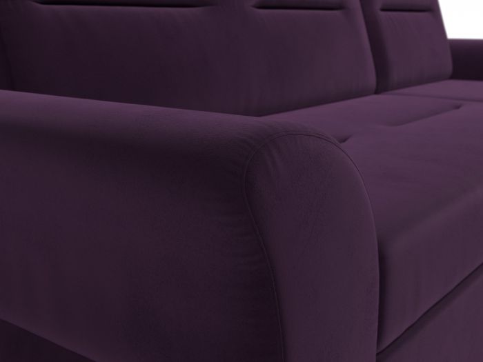 109276 Угловой диван Клайд | Велюр | Фиолетовый