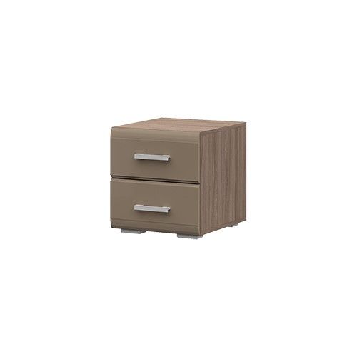 Вегас Тумба прикроватная 400х430х446 шимо темн-кофе с молоком