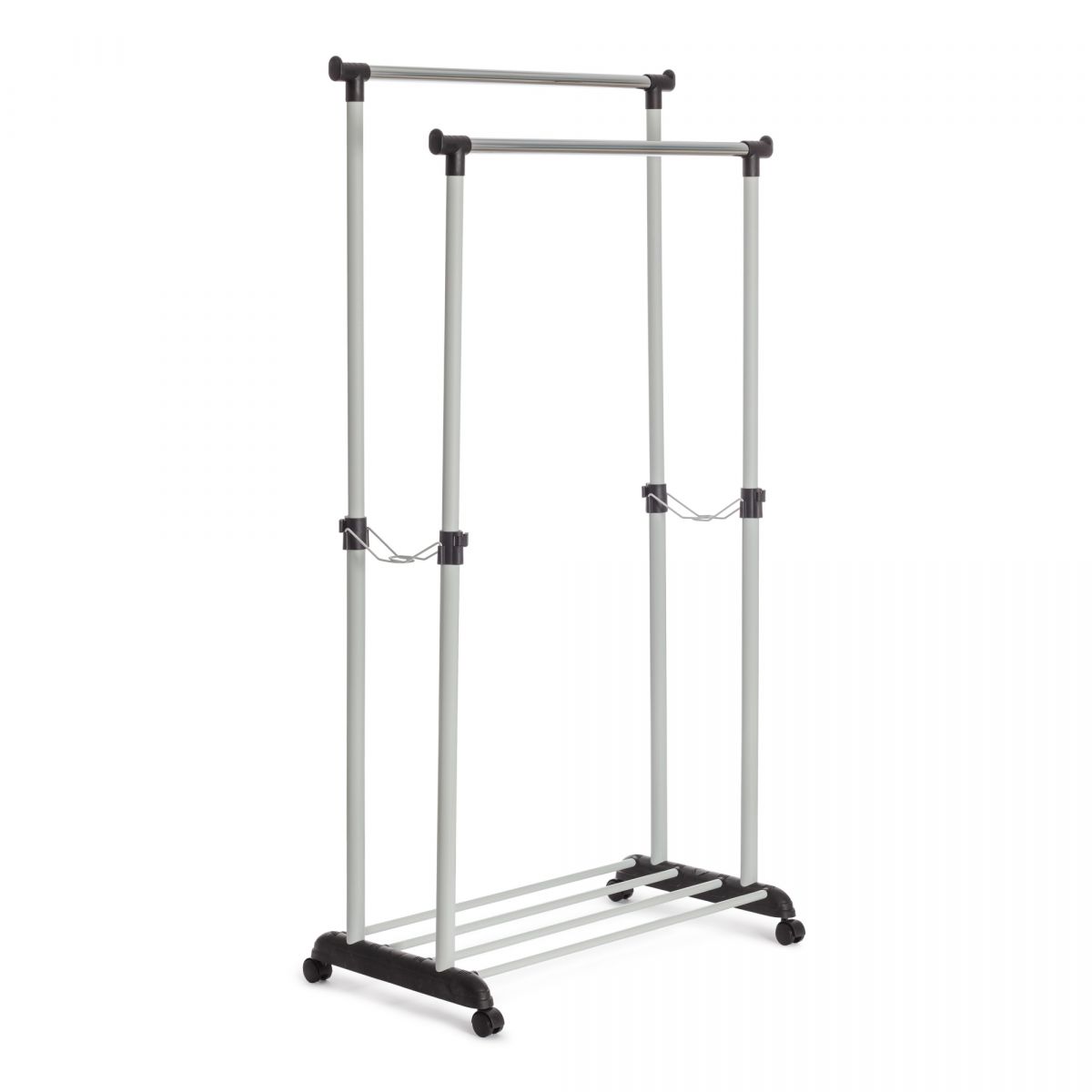 Вешалка JET металл, пластик, 86*44*166 см, темно-серый-светло-серый-хром