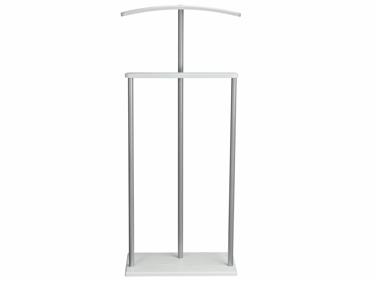 Вешалка костюмная Дэви 1 металлик-белый