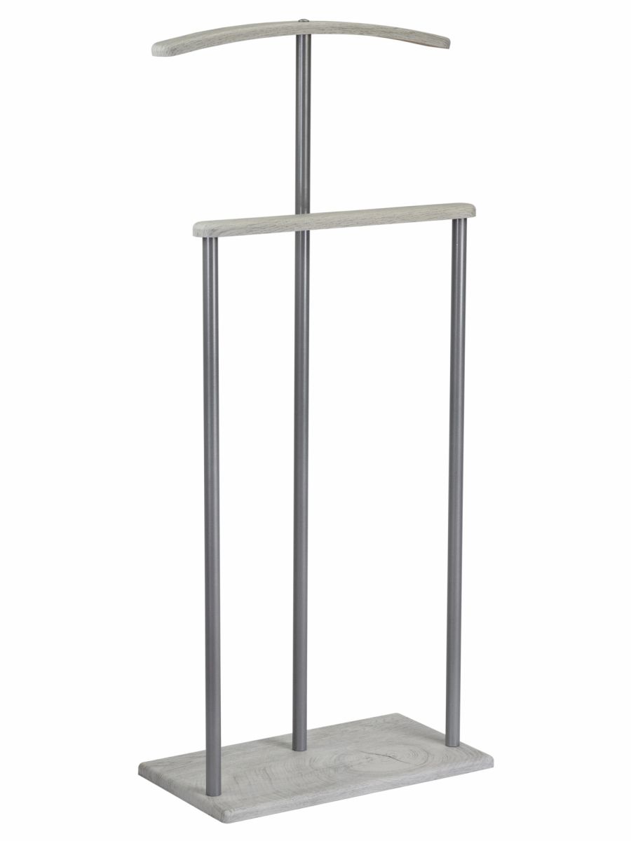 Вешалка костюмная Дэви 1 металлик-дуб дымчатый