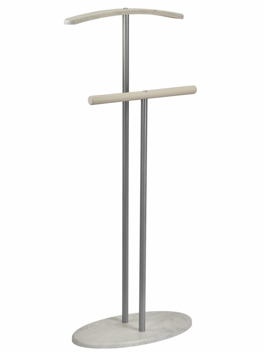 Вешалка костюмная Дэви 2 металлик-дуб дымчатый