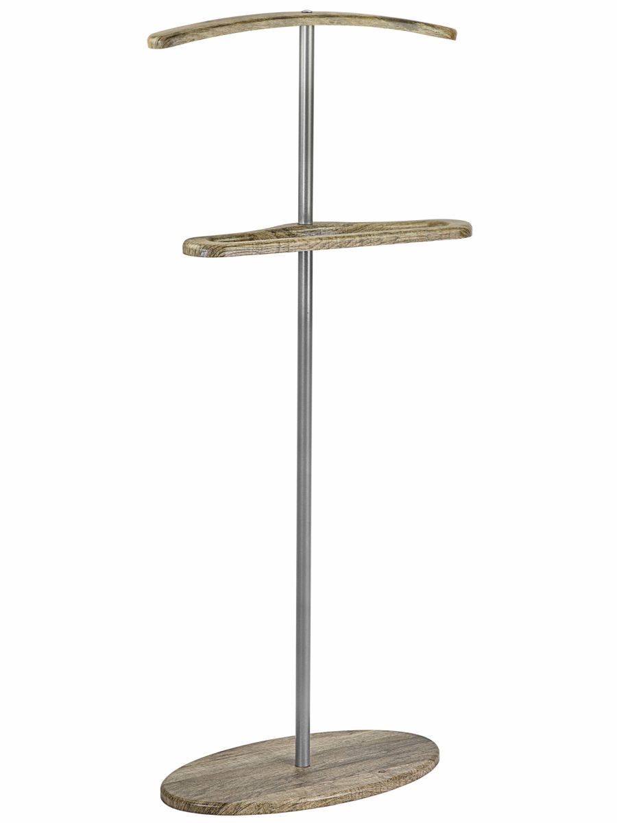 Вешалка костюмная Дэви 3 металлик-дуб крымский состаренный