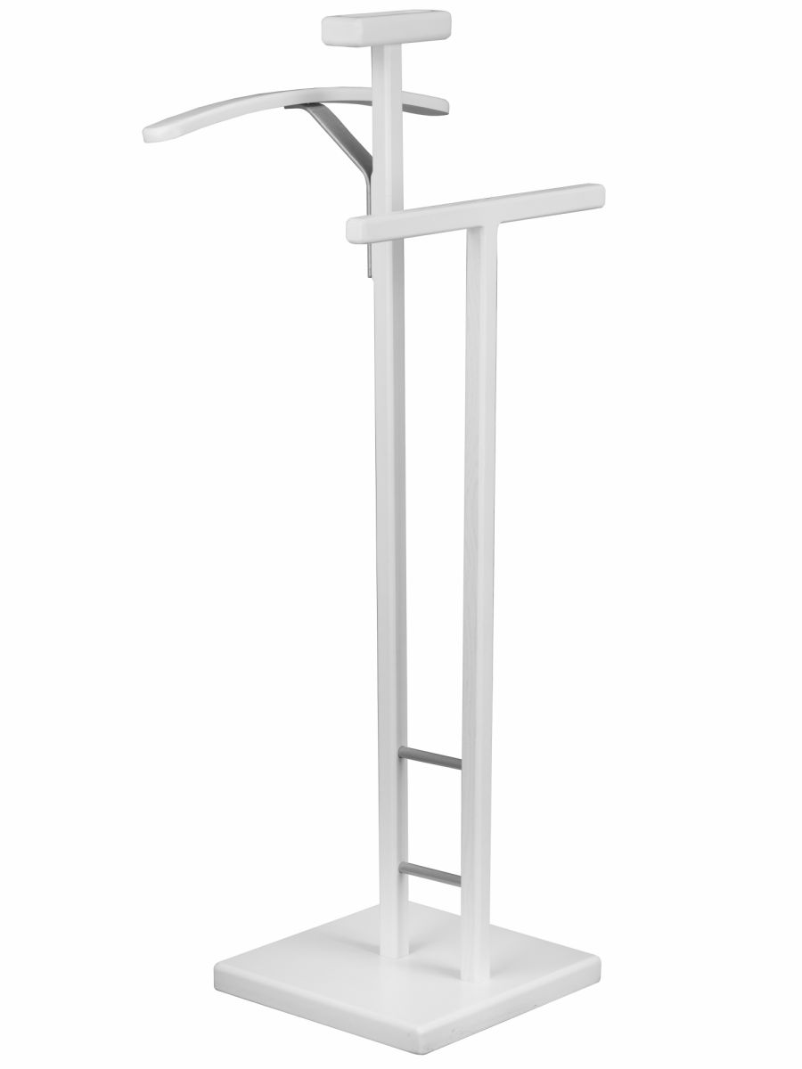 Вешалка костюмная ГАЛАНТ 340 металлик- белый
