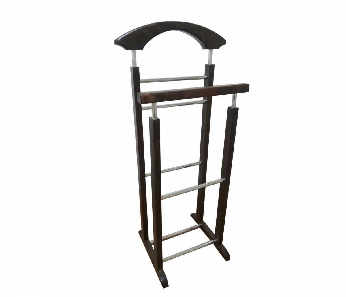 Вешалка костюмная Сириус-Массив березы-Темный орех