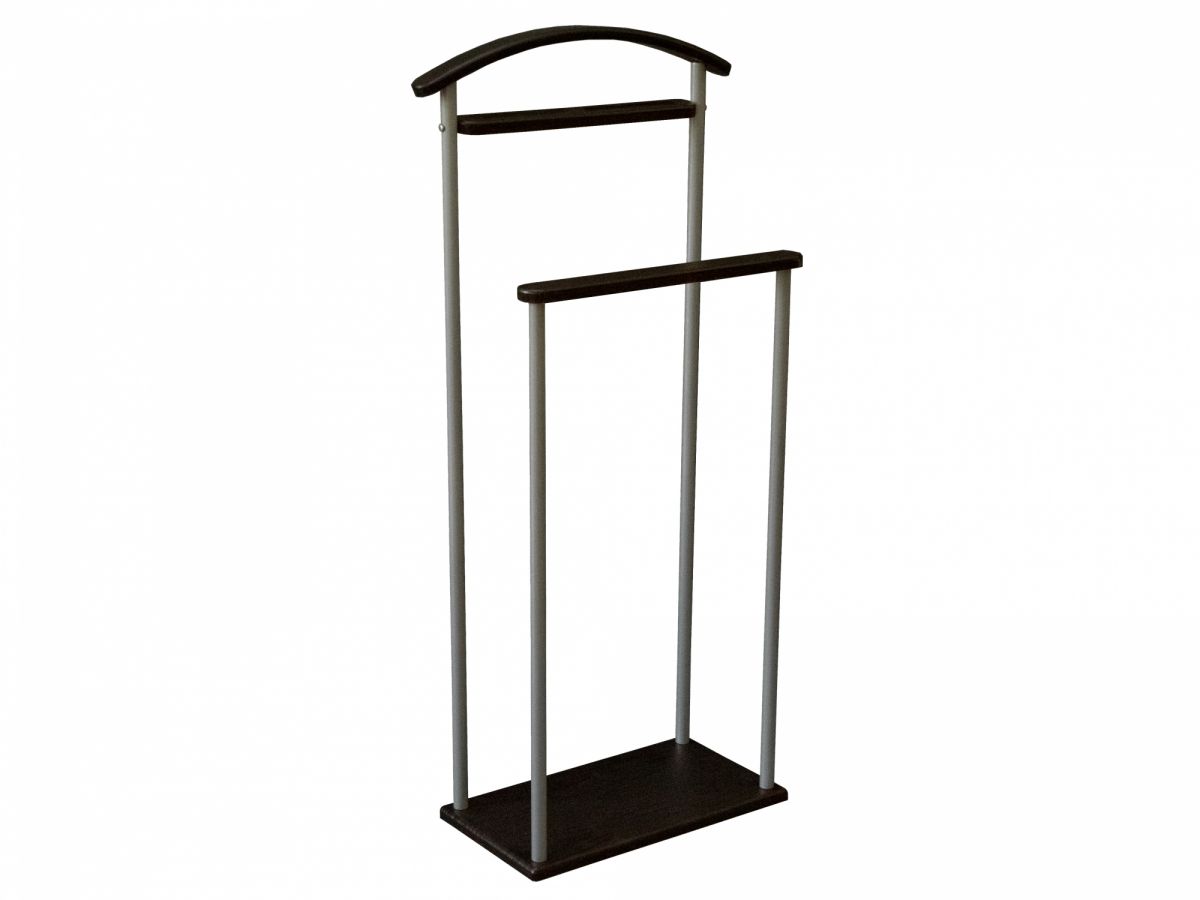 Вешалка костюмная Верис 4 металлик-венге