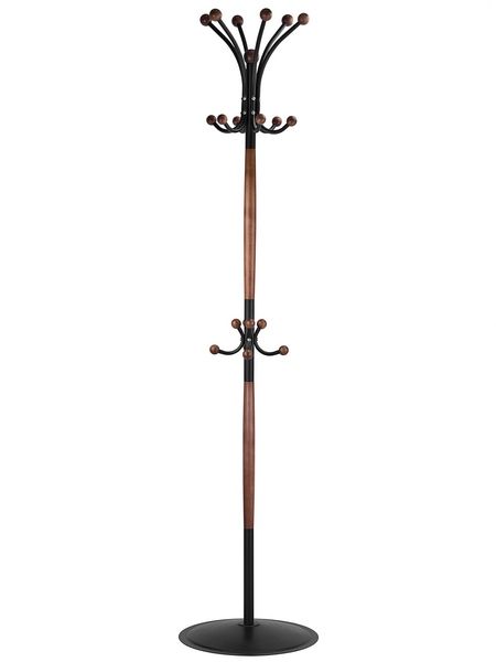 Вешалка напольная Д 1 ЛАЙТ черный-средне-коричневый