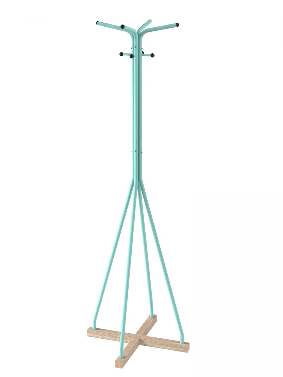 Вешалка напольная Галилео 218 бирюзовый-шимо