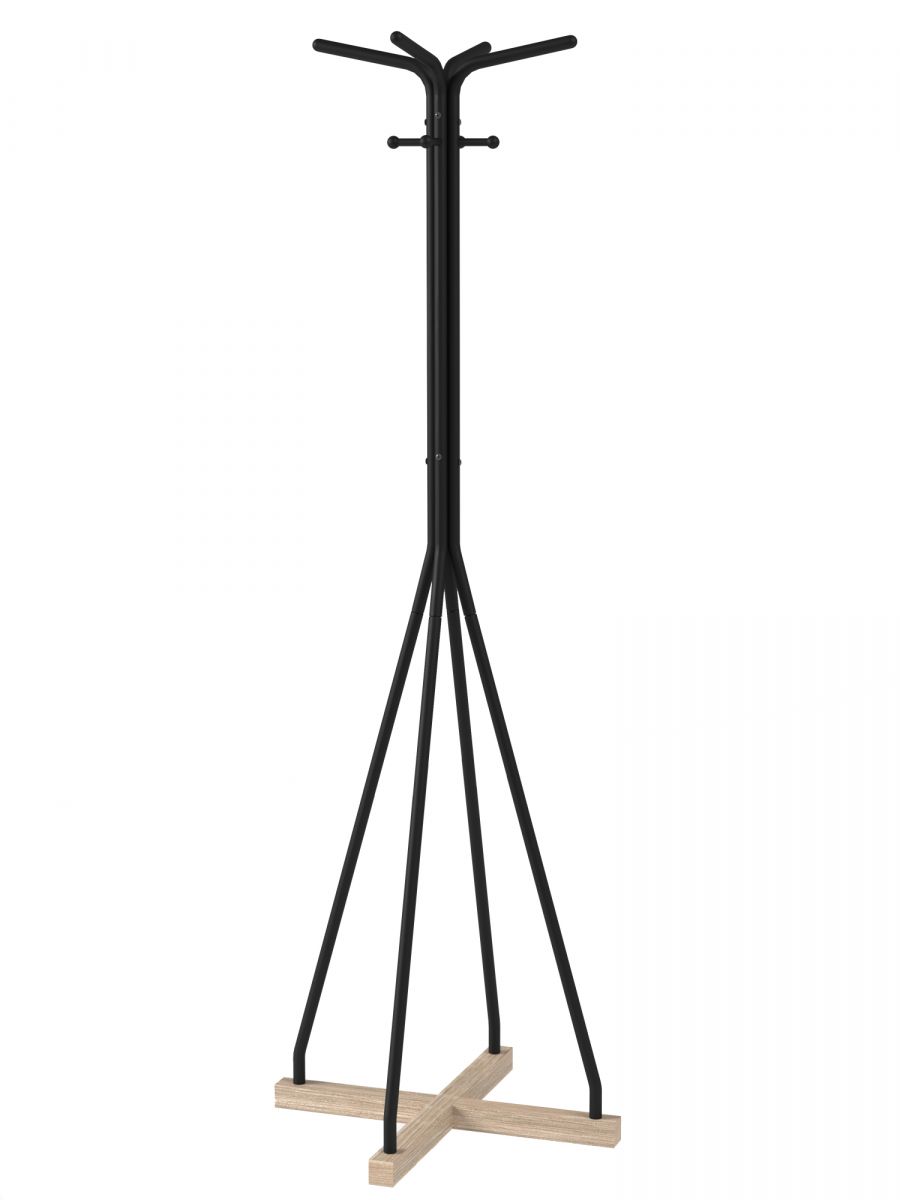 Вешалка напольная Галилео 218 черный-шимо