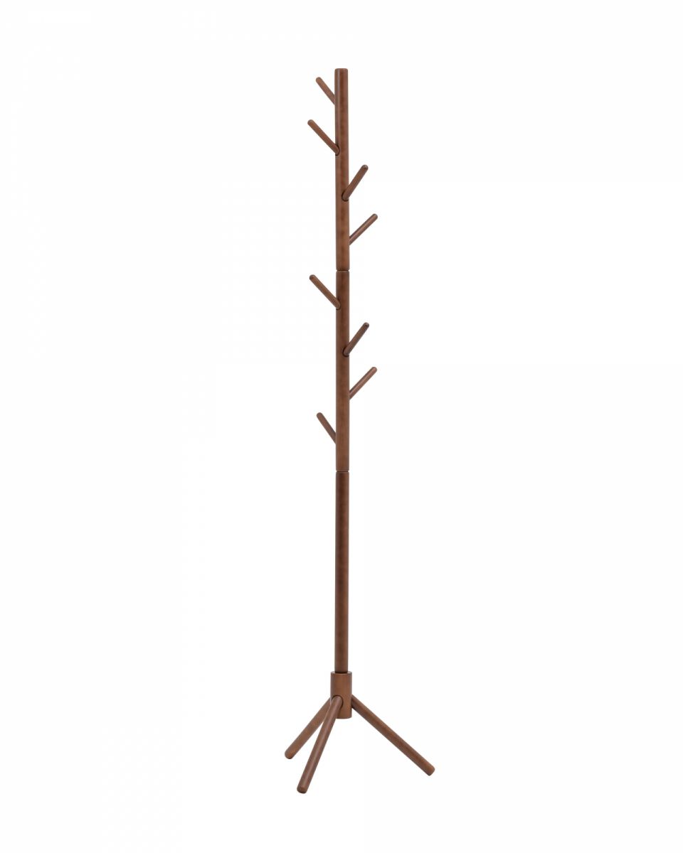 Вешалка напольная Hook темное дерево