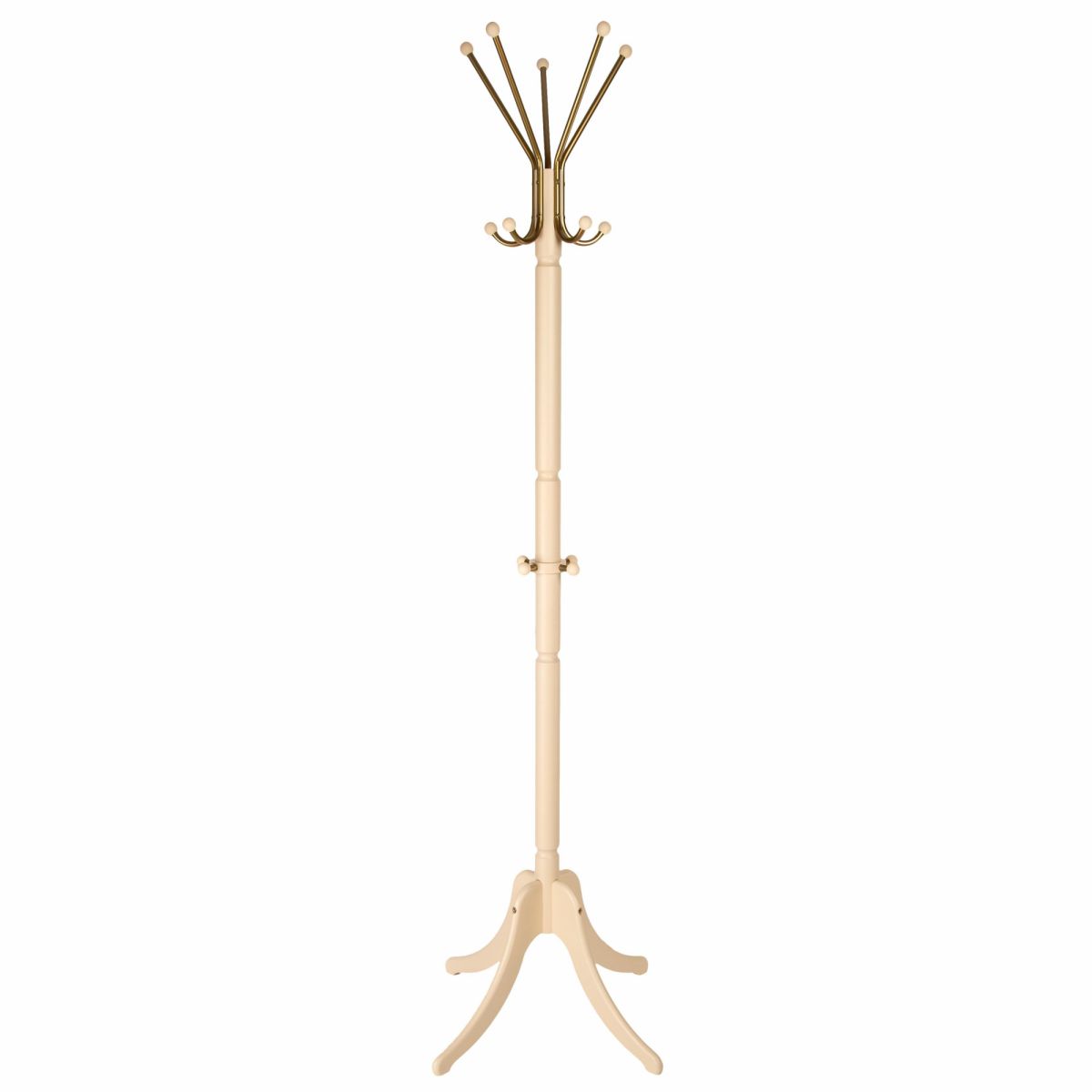 Вешалка напольная Leset Галант-3, Слоновая кость