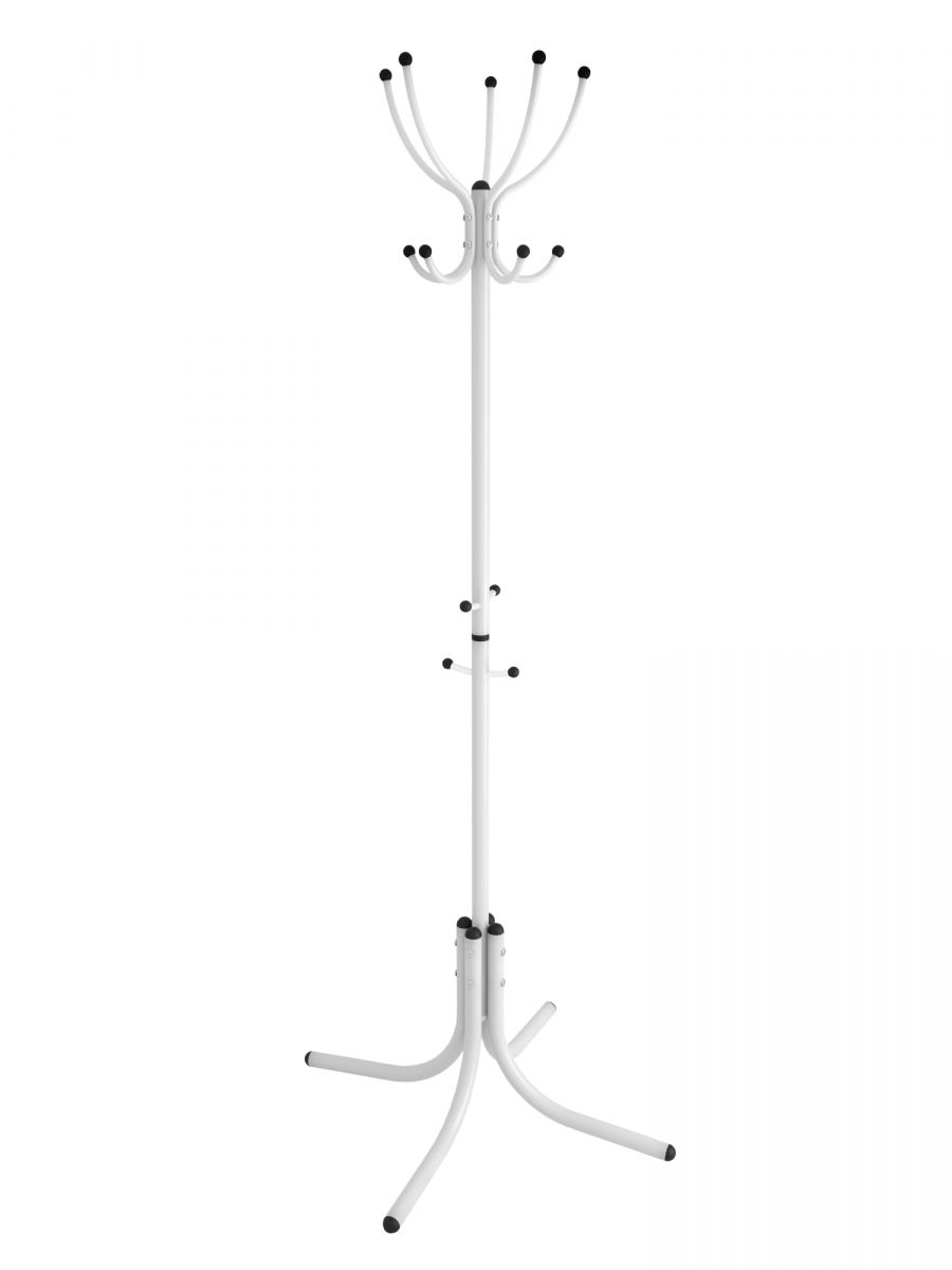 Вешалка напольная М 10 белый