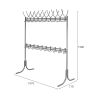 Вешалка напольная М 12М металлик - 2