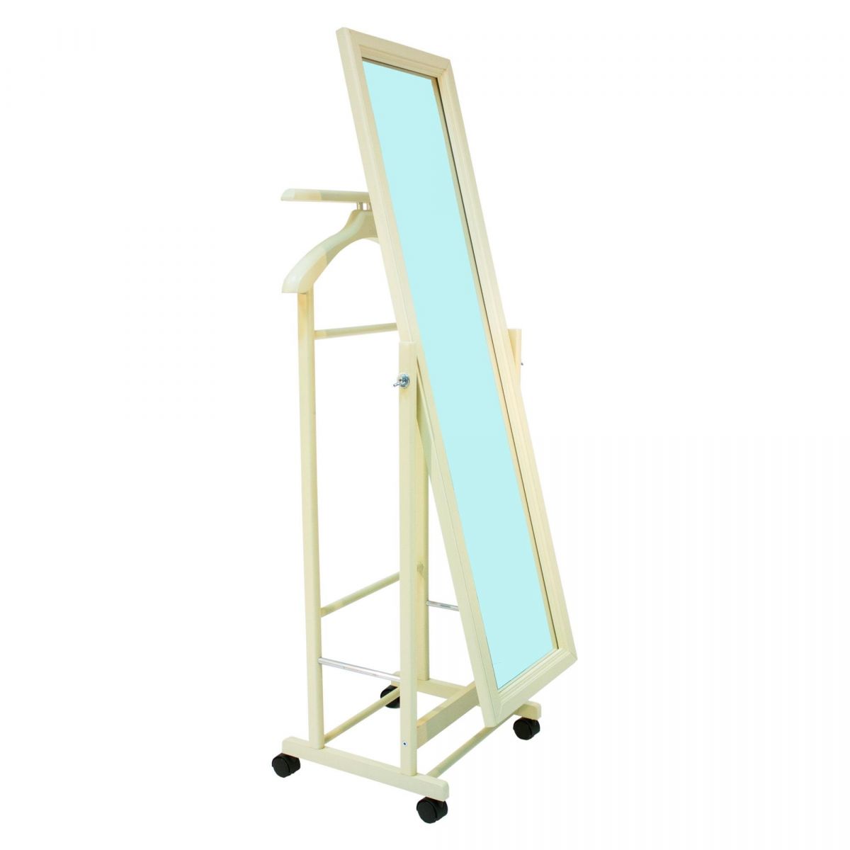 Вешалка с зеркалом Leset Сиэтл, Слоновая кость