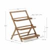 Victora Уличный стеллаж из массива акации 70 x 85 см - 13