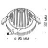 Встраиваемый светильник Technical DL303-L12B4K - 3