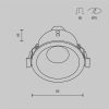 Встраиваемый светильник Technical DL032-2-01W-1(N) - 4