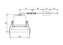 Встраиваемый светильник Technical DL040-L10B4K - 2