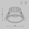 Встраиваемый светильник Technical DL058-12W2.7K-B - 7