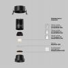 Встраиваемый светильник Technical DL115-10W-2.7K-B - 2