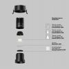 Встраиваемый светильник Technical DL116-10W-4K-B - 2