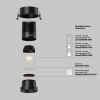Встраиваемый светильник Technical DL117-15W-3K-B - 3