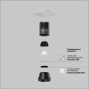 Встраиваемый светильник Technical DL124-10W-3K-TRS-B - 3
