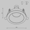 Встраиваемый светильник Technical DL126-GU10-W - 6