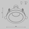 Встраиваемый светильник Technical DL126-GU10-WB - 6