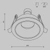 Встраиваемый светильник Technical DL126-GU10-WMG - 6