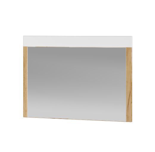 Зеркало Адель (545х790х20) дуб крафт золотой-белый