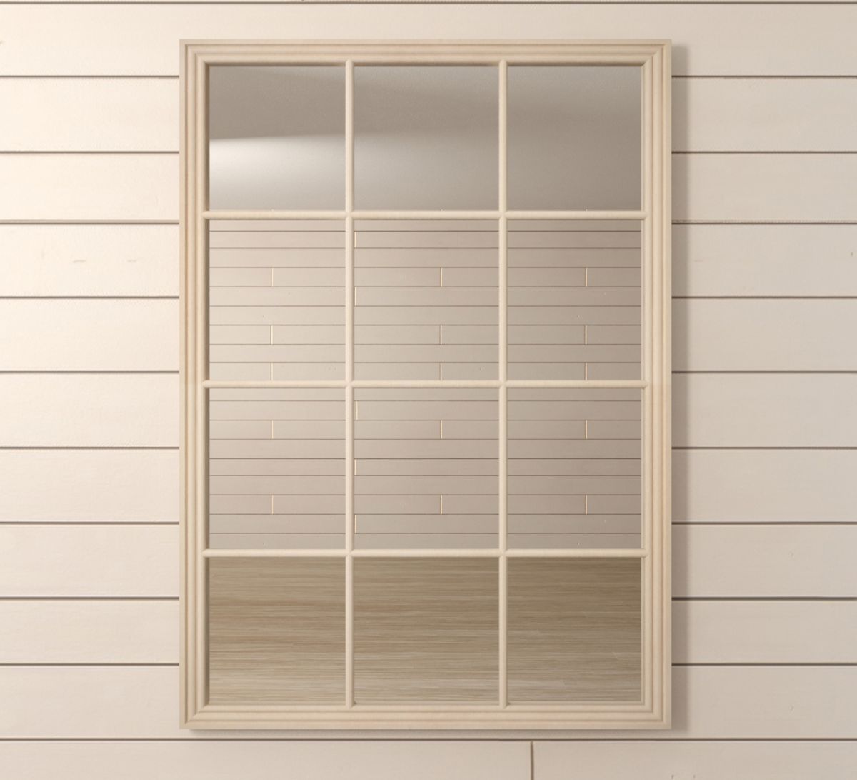 Зеркало "Florence" бежевое