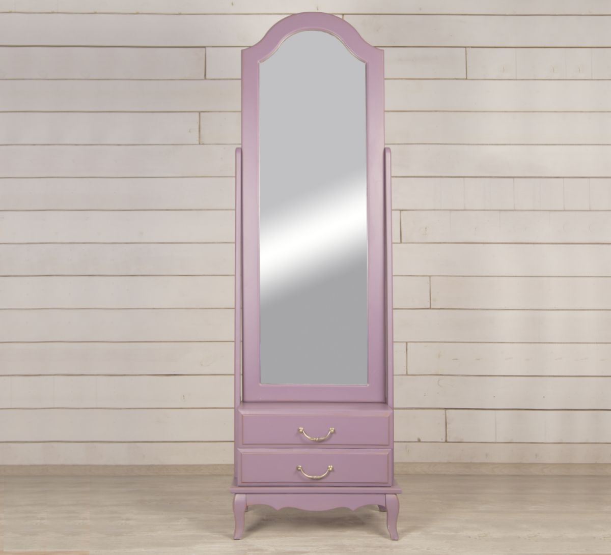 Зеркало напольное с ящиками "Leontina lavanda"