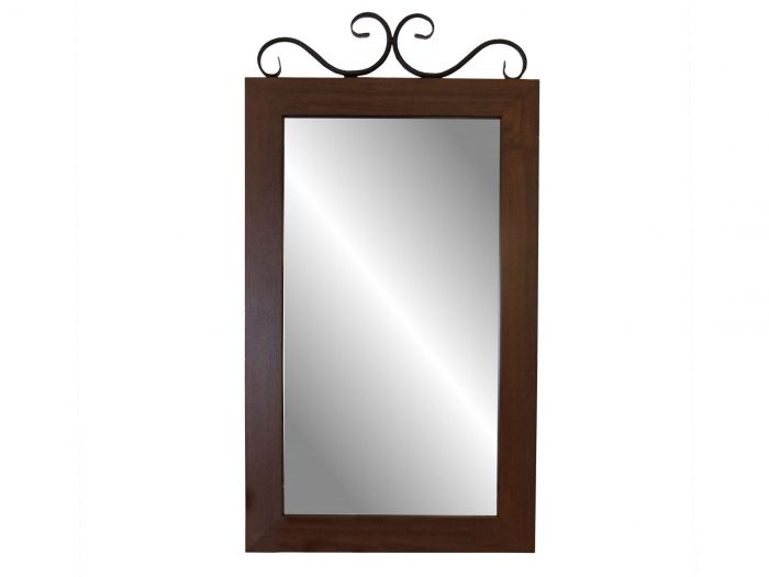 Зеркало навесное Сартон 51 черный-средне-коричневый