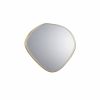 Зеркало овальное Mimo 80X80 золотое - 2