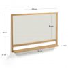 Зеркало Taciana из массива тика 60 x 70 см - 4