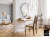 Зеркало треугольное Orio 84х55 серебро - 5