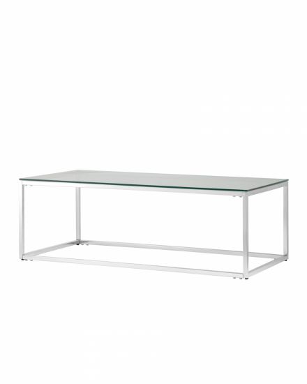 Журнальный стол 120х60 ТАУН серебро